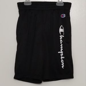 Champion Boys Shorts Authenticwear Black Mesh Size S